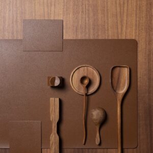 Skinnatur 4er-Set Glasuntersetzer rechteckig